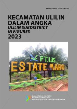 Ulilin Subdistrict In Figures 2023